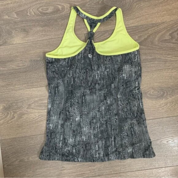 Tuff Athletics Women's Printed Tank Top Size Medium Gray Activewear Gym Workout - Picture 6 of 6
